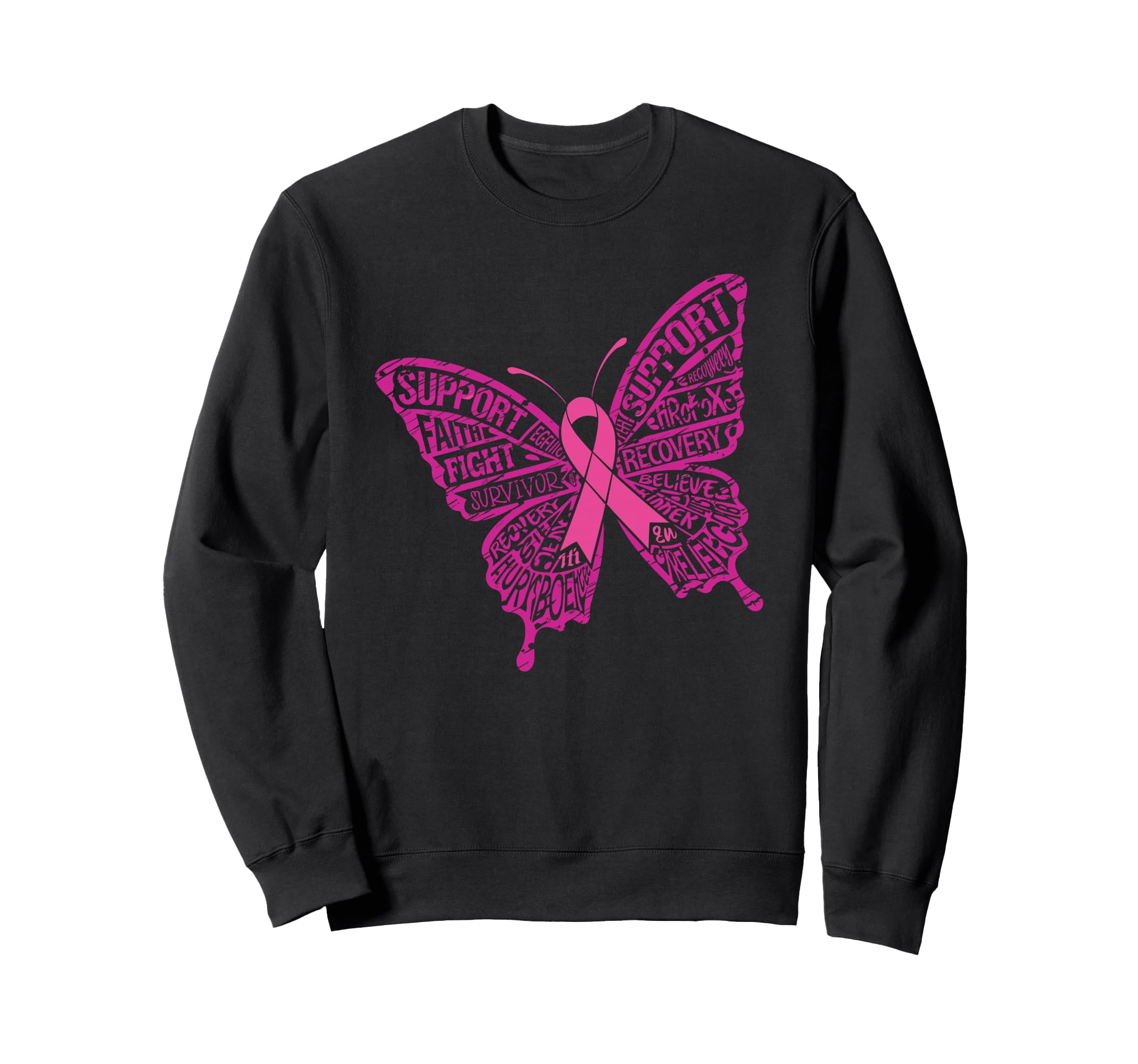 Monarch Butterfly Pink Ribbon Breast Cancer Awareness Sweatshirt чёрный
Monarch Butterfly Pink Ribbon Breast Cancer Awareness Sweatshirt чёрный