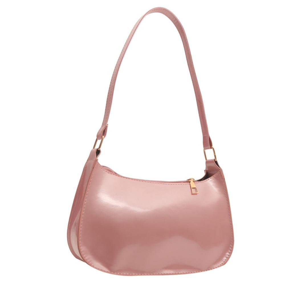 Fashion PU Leather Underarm Bag Small Solid Color Handbag Purse Bright Color Shoulder Bag Women рожевий
Fashion PU Leather Underarm Bag Small Solid Color Handbag Purse Bright Color Shoulder Bag Women рожевий