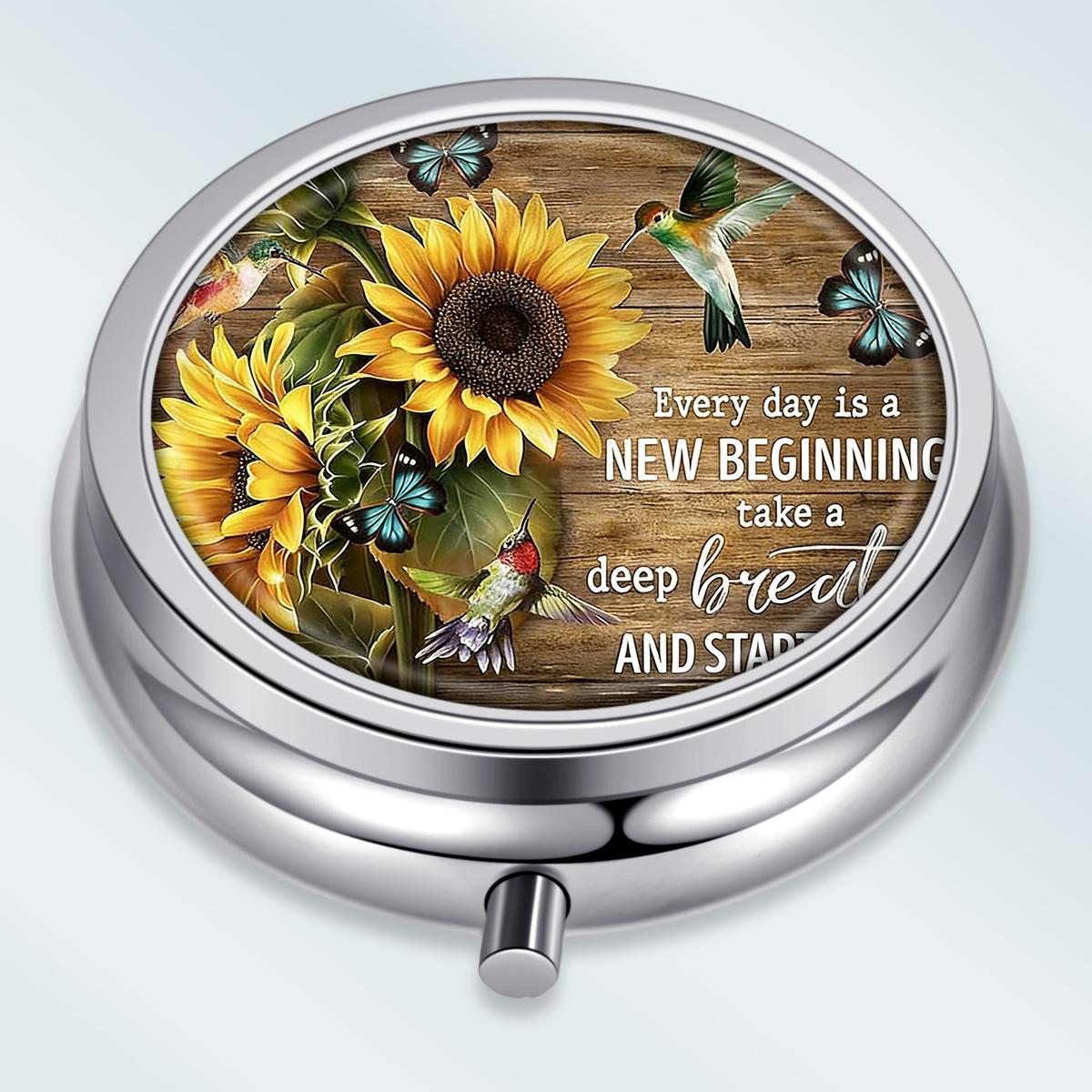 Portable Pill Box with 3 Compartments, Mini Metal Medicine Organizer Case, Cute Printed Pill Container for Vitamins, Pills, Jewelry, Travel, Daily Use разноцветный
Portable Pill Box with 3 Compartments, Mini Metal Medicine Organizer Case, Cute Printed Pill Container for Vitamins, Pills, Jewelry, Travel, Daily Use разноцветный