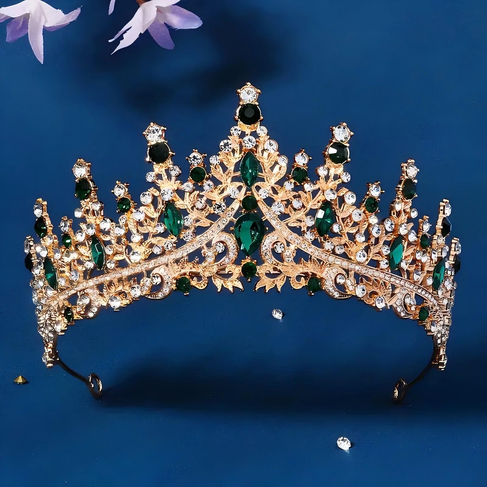 1pc Elegant Queen Crown Luxury Rhinestone Hairband Suitable for Wedding Parties Wearing Women s Jewelry Hair Accessories Gifts
1pc Elegant Queen Crown Luxury Rhinestone Hairband Suitable for Wedding Parties Wearing Women s Jewelry Hair Accessories Gifts