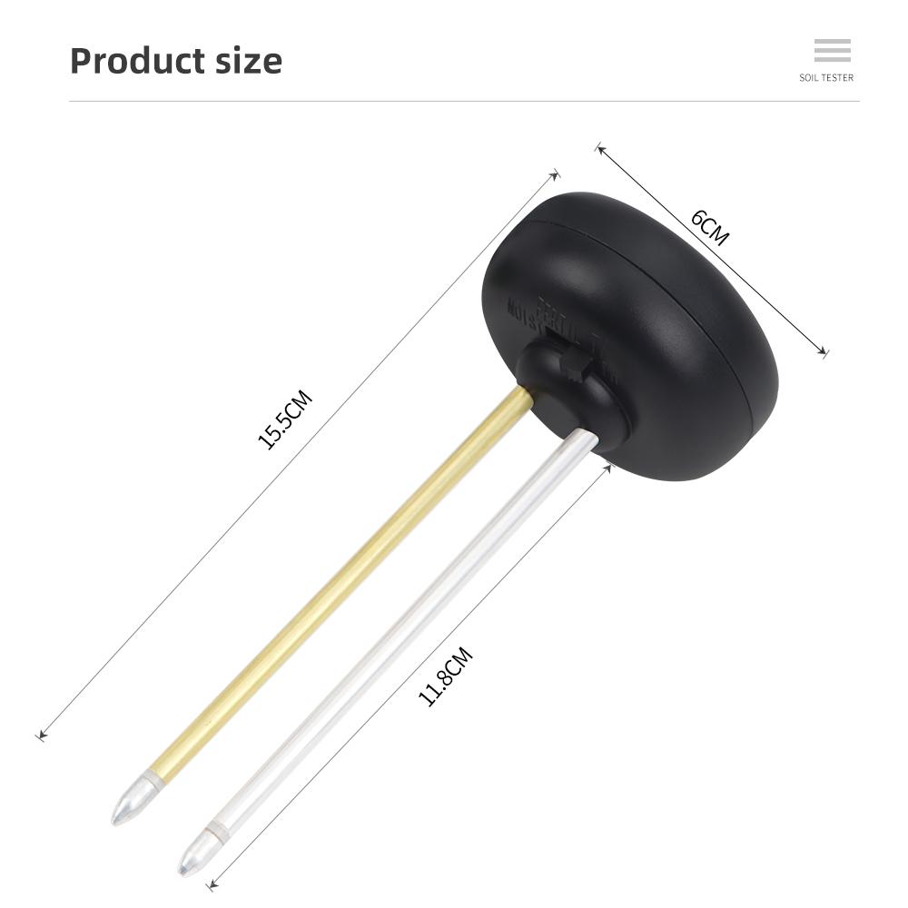 Portable Dual Needle Soil Tester 3 in 1 Soil PH Meter Plant Soil Moisture PH Fertility Detector Soil Acidity Tester for Garden
Portable Dual Needle Soil Tester 3 in 1 Soil PH Meter Plant Soil Moisture PH Fertility Detector Soil Acidity Tester for Garden