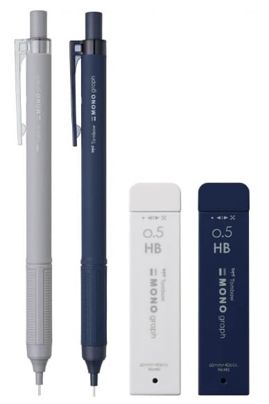 Набор острых грифелей для механических карандашей Tombow Monograph Light DPA-123 / Monograph MG R5-MGHB Серый/Темно-синий
Набор острых грифелей для механических карандашей Tombow Monograph Light DPA-123 / Monograph MG R5-MGHB Серый/Темно-синий