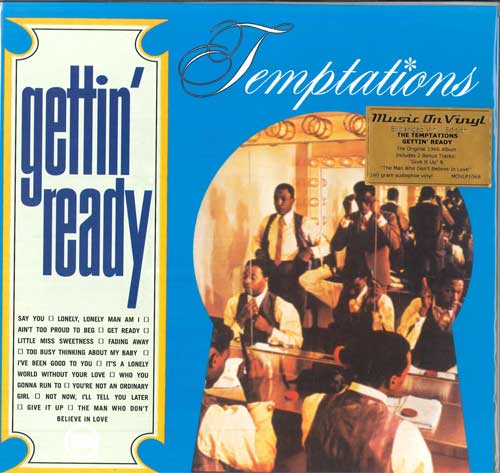 LP Record TEMPTATIONS - Gettin Ready MOVLP1068 Music On Vinyl, 2014 Europe Soul/Funk 
LP Record TEMPTATIONS - Gettin Ready MOVLP1068 Music On Vinyl, 2014 Europe Soul/Funk