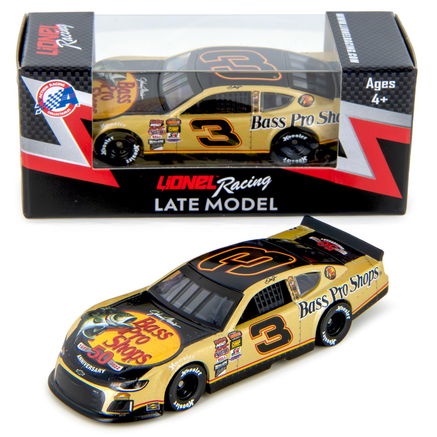 Lionel Racing Dale Earnhardt BASS PRO SHOPS Chevrolet Camaro 2022 ПОЗДНЯЯ МОДЕЛЬ 1/64 Jr. # 3
Lionel Racing Dale Earnhardt BASS PRO SHOPS Chevrolet Camaro 2022 ПОЗДНЯЯ МОДЕЛЬ 1/64 Jr. # 3