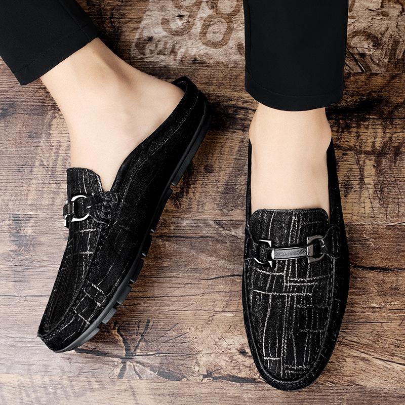 Men s round head first layer cowhide simple men s casual single shoe sleeve breathable flat heel casual men s shoes 37 чорний
Men s round head first layer cowhide simple men s casual single shoe sleeve breathable flat heel casual men s shoes 37 чорний