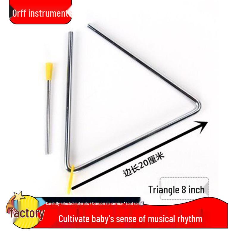 Children s Percussion Instruments - Orff Triangle Bells for Music Education 4-inch 10cm 135g
Children s Percussion Instruments - Orff Triangle Bells for Music Education 4-inch 10cm 135g