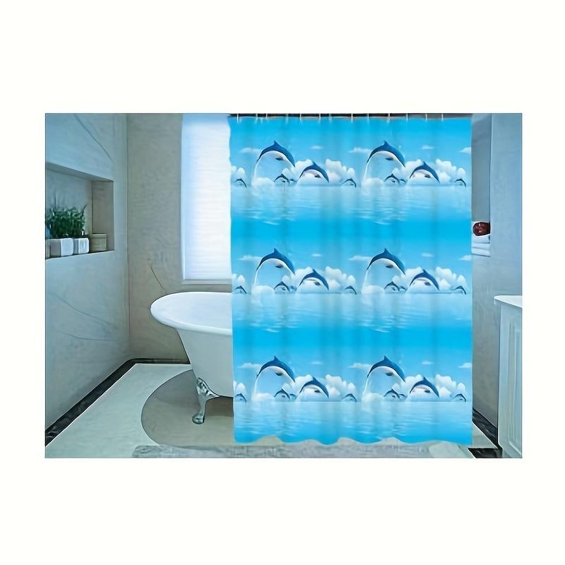 1Pc Shower Curtain - Vibrant Dolphin With Sparkling Bubbles In A Deep Blue Ocean Design Waterproof W60H190(CM)-1 Pcs
1Pc Shower Curtain - Vibrant Dolphin With Sparkling Bubbles In A Deep Blue Ocean Design Waterproof W60H190(CM)-1 Pcs