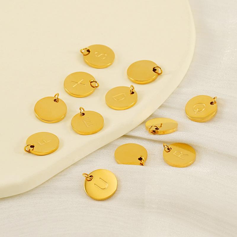 Round stainless steel 26 English letters Small pendant Mirror DIY jewelry accessories 26 letters
Round stainless steel 26 English letters Small pendant Mirror DIY jewelry accessories 26 letters