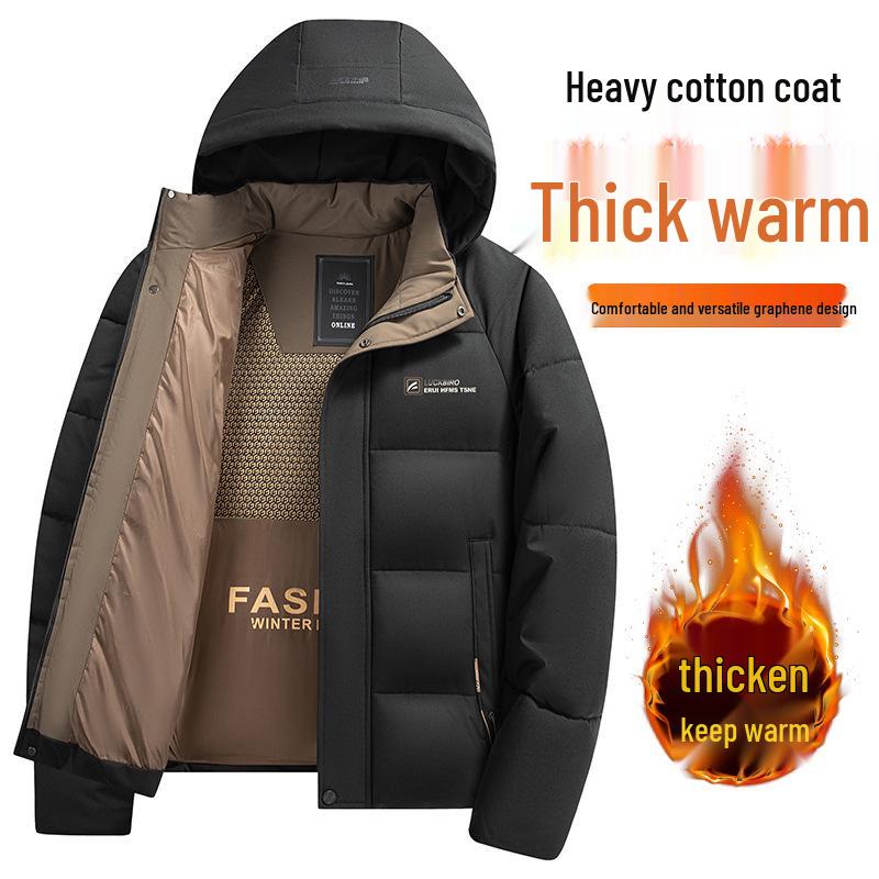 Чоловіче легке зимове бавовняне пальто з графеном, що акумулює тепло - Холодостійке, тепле, верхній одяг для середнього віку 2XL
Чоловіче легке зимове бавовняне пальто з графеном, що акумулює тепло - Холодостійке, тепле, верхній одяг для середнього віку 2XL