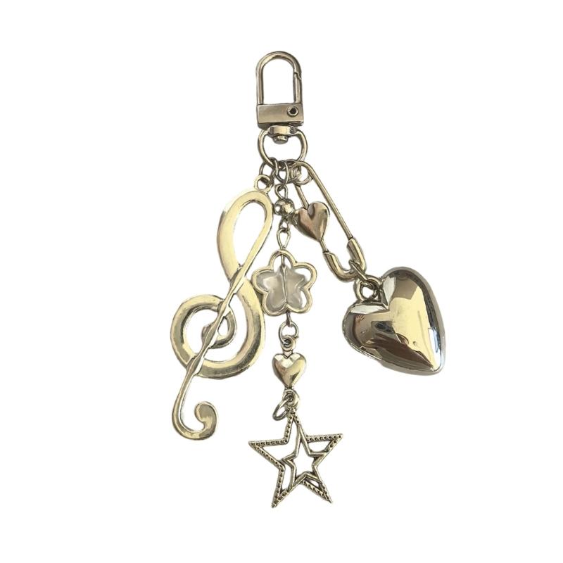 Musical Note And Star Heart Shaped Keychain Accessories For Phone Bag Or Keys Elegant Music Theme Keyring
Musical Note And Star Heart Shaped Keychain Accessories For Phone Bag Or Keys Elegant Music Theme Keyring