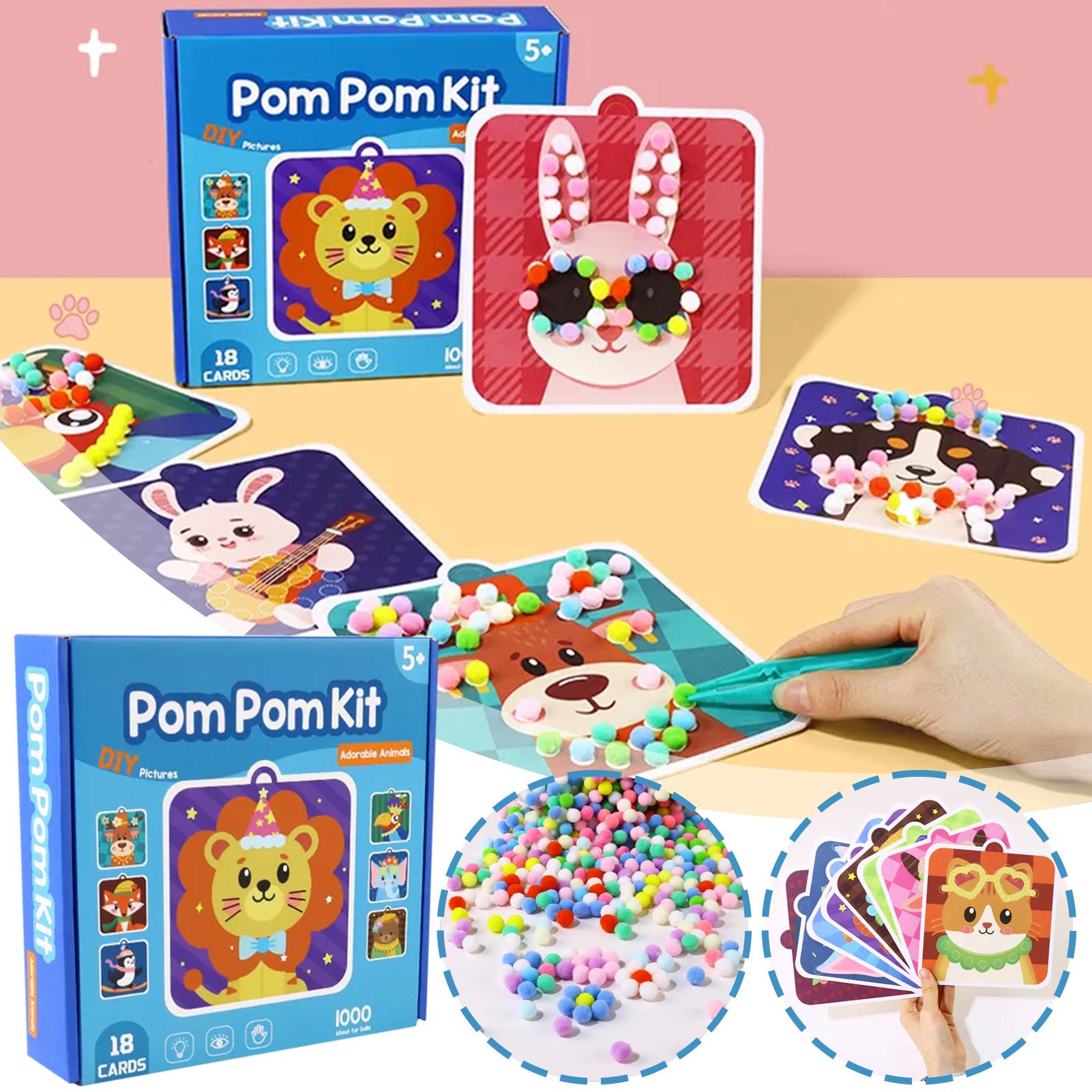Kids Pompom Crafts Set Cute Animal Pompom Art Kit Funny Easy Diy Crafting Supplies Birthday Present For Kids Ages 3+ China Mainland
Kids Pompom Crafts Set Cute Animal Pompom Art Kit Funny Easy Diy Crafting Supplies Birthday Present For Kids Ages 3+ China Mainland