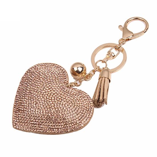 Женский романтический брелок для ключей в форме сердца со стразами и кисточками, сумка, подвески, брелок шампанского
Женский романтический брелок для ключей в форме сердца со стразами и кисточками, сумка, подвески, брелок шампанского