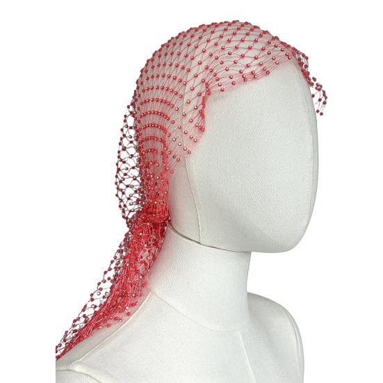 Fishnet Hat Sparkling Rhinestones Elastic Mesh Headband with Geometric Pattern Summer Beach Party Nightclub Rave Hair Accessory 90 cm
Fishnet Hat Sparkling Rhinestones Elastic Mesh Headband with Geometric Pattern Summer Beach Party Nightclub Rave Hair Accessory 90 cm