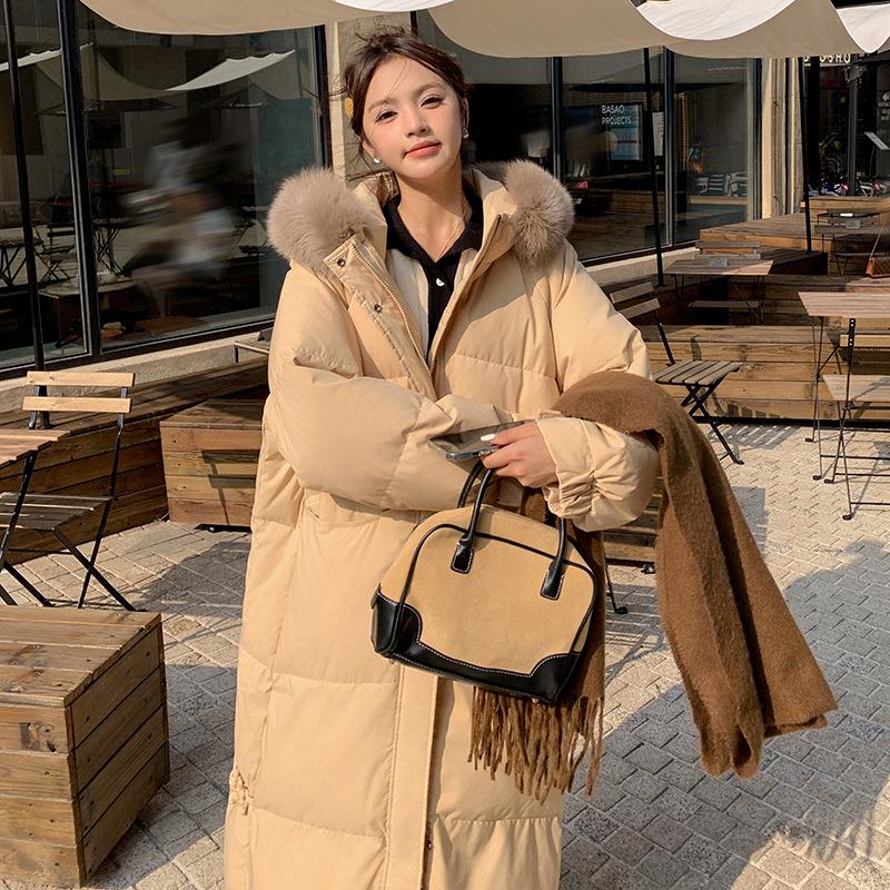 Fragrant style big fur collar women s new hooded down cotton thick down cotton jacket long jacket to keep warm and trendy S светло-желтого
Fragrant style big fur collar women s new hooded down cotton thick down cotton jacket long jacket to keep warm and trendy S светло-желтого