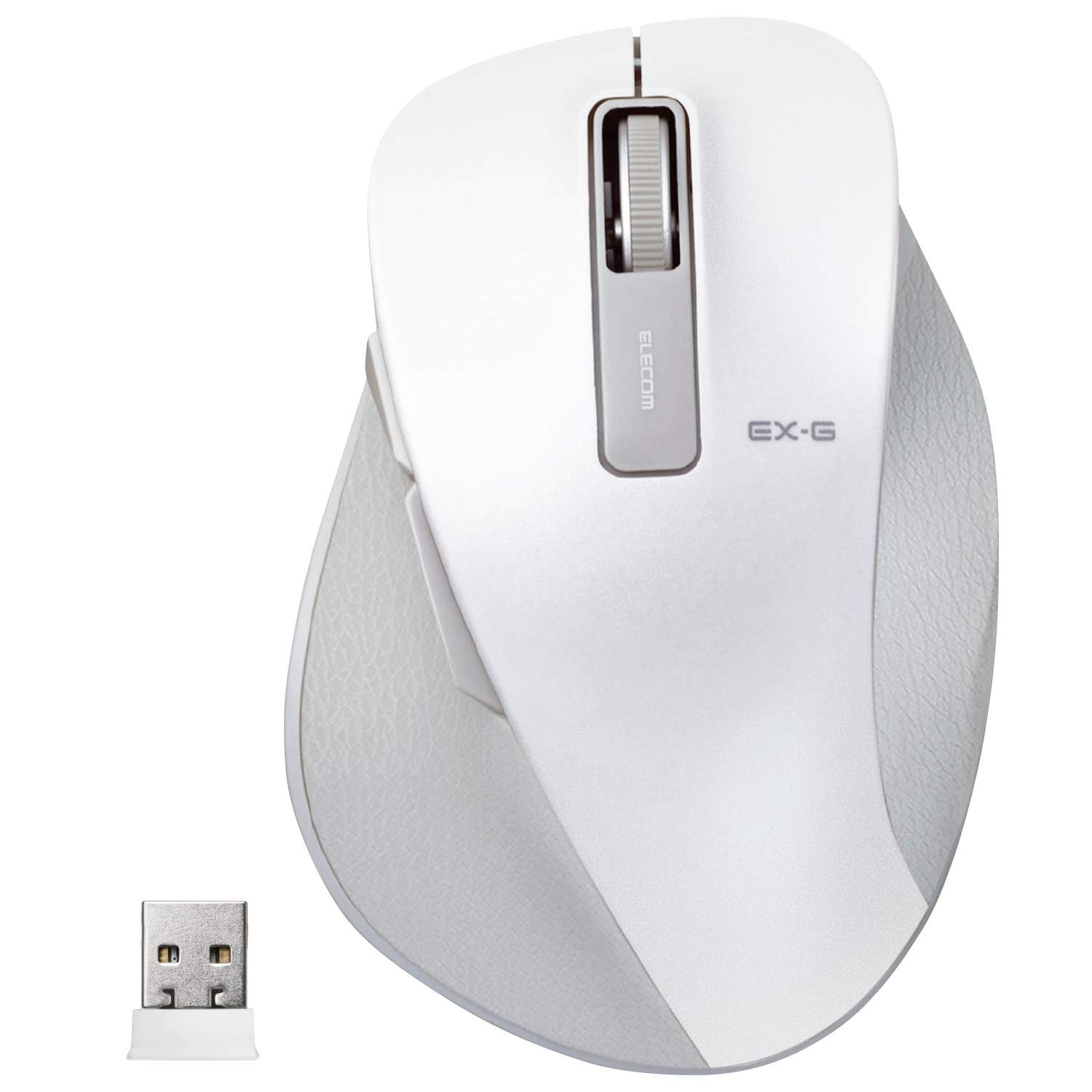 ELECOM Mouse Wireless L Size 5 Buttons with Back and Forward BlueLED Master of Grip White (Receiver Included) (Equipped Buttons) M-XGL10DBWH
ELECOM Mouse Wireless L Size 5 Buttons with Back and Forward BlueLED Master of Grip White (Receiver Included) (Equipped Buttons) M-XGL10DBWH