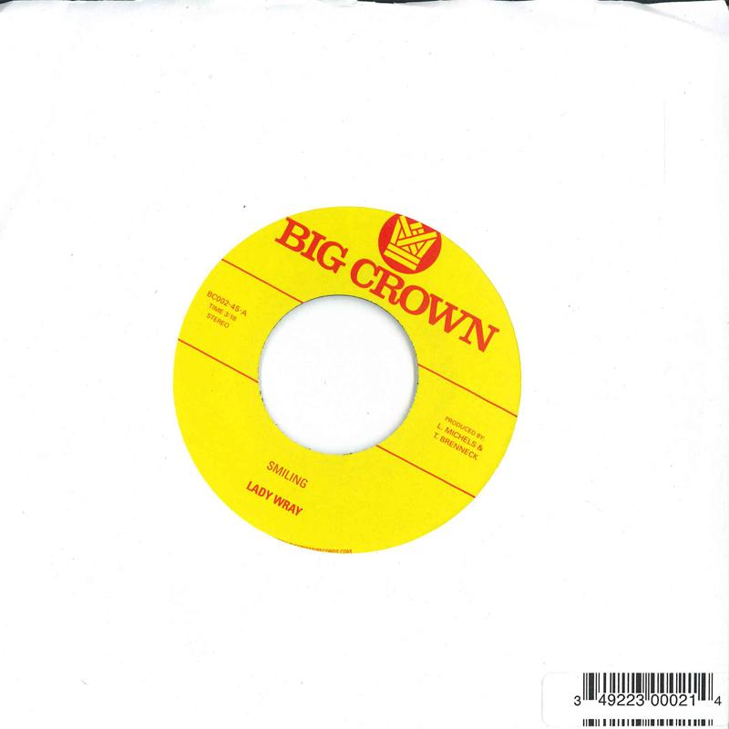 7inch Record LADY WRAY Smiling Make Me Over BC00245 Big Crown Recor 2016 US SoulFunk
7inch Record LADY WRAY Smiling Make Me Over BC00245 Big Crown Recor 2016 US SoulFunk