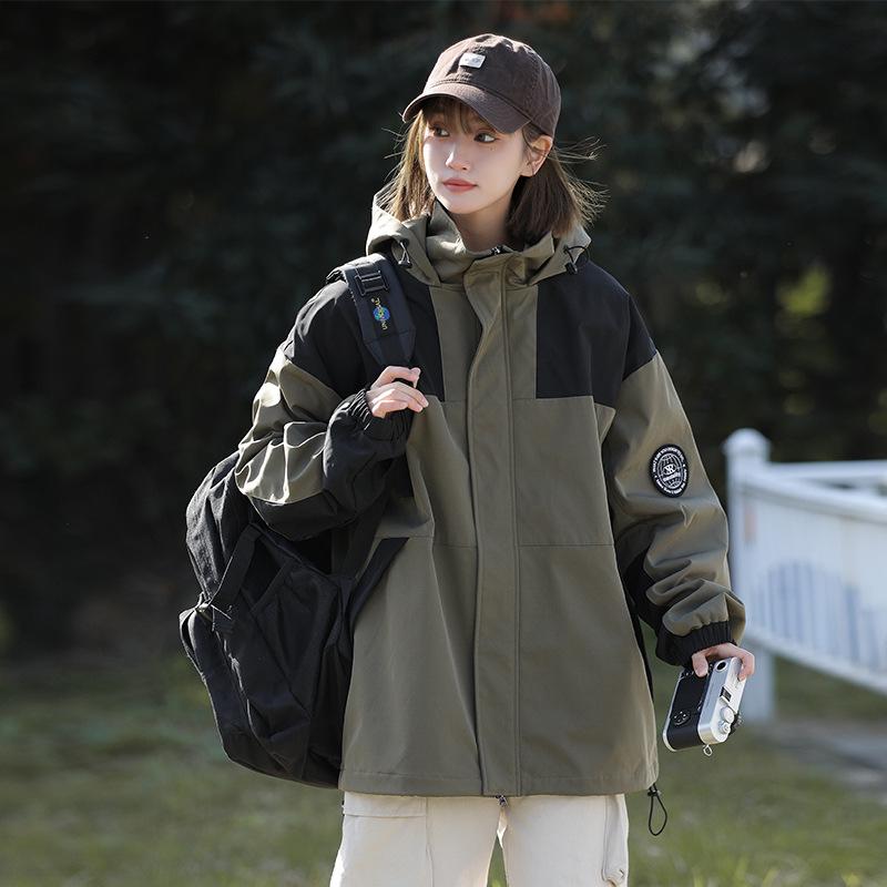 Tibet Windproof Waterproof Hooded Jacket: Unisex Loose-Fit Outdoor Mountaineering and Streetwear Windbreaker for Spring & Autumn M армія зелений колір
Tibet Windproof Waterproof Hooded Jacket: Unisex Loose-Fit Outdoor Mountaineering and Streetwear Windbreaker for Spring & Autumn M армія зелений колір