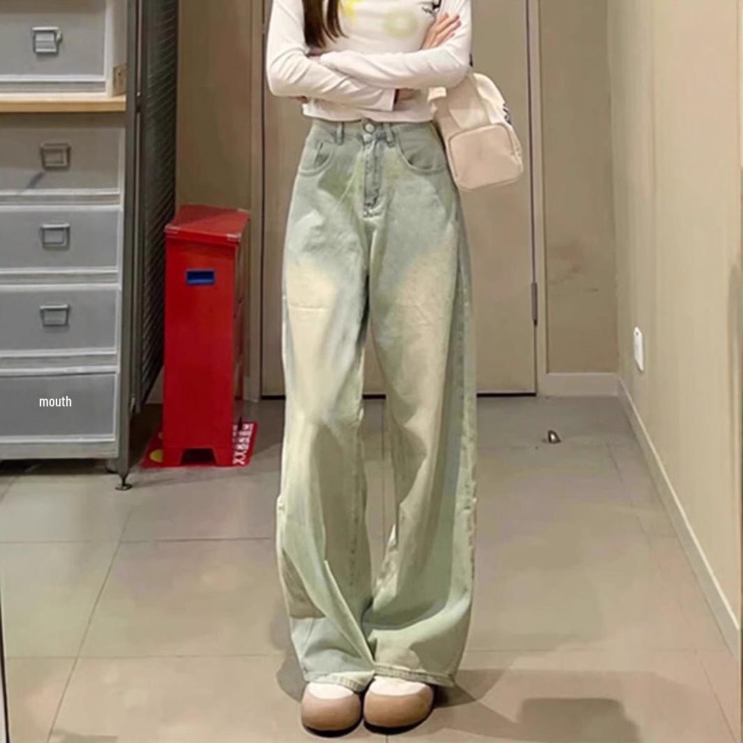 Autumn High Waist Retro Wide Leg Floor-Length Distressed Jeans for Tall Women Small
Autumn High Waist Retro Wide Leg Floor-Length Distressed Jeans for Tall Women Small