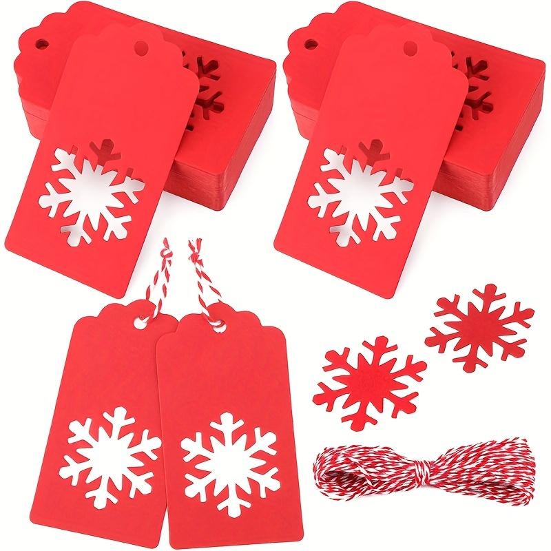 100 Christmas gift labels with ropes, red hollow Christmas snowflake paper labels, Christmas name labels, Christmas gift labels 100pcs
100 Christmas gift labels with ropes, red hollow Christmas snowflake paper labels, Christmas name labels, Christmas gift labels 100pcs