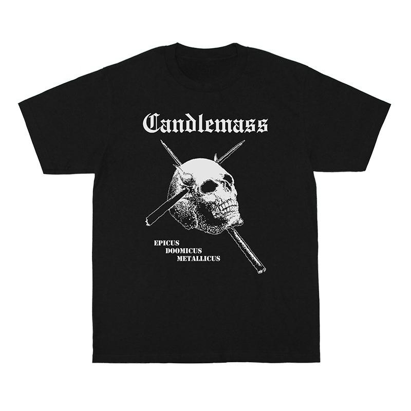 Pure Cotton Mens and Womens Shortsleeved Tshirt Base Layer Candlemass Epicus Doomicus Metallicus Doom Metal Print S
Pure Cotton Mens and Womens Shortsleeved Tshirt Base Layer Candlemass Epicus Doomicus Metallicus Doom Metal Print S