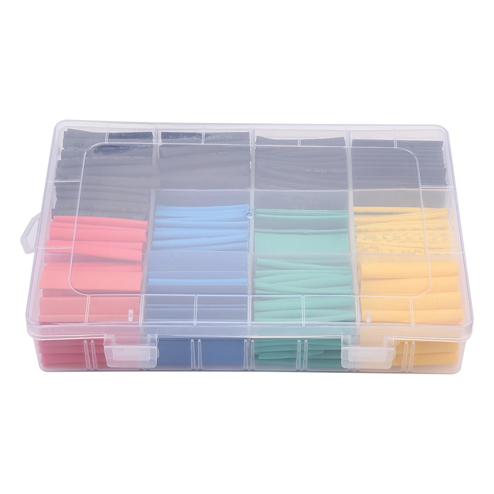 530pcs Heat Shrink Tubing Insulation Shrinkable Tubes Assortment Wire Cable Sleeve Kit
530pcs Heat Shrink Tubing Insulation Shrinkable Tubes Assortment Wire Cable Sleeve Kit