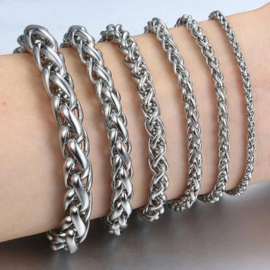 Men s Titanium Steel Flower Basket Chain Bracelet - Korean Style Fashion Jewelry 18cm x 3mm
Men s Titanium Steel Flower Basket Chain Bracelet - Korean Style Fashion Jewelry 18cm x 3mm