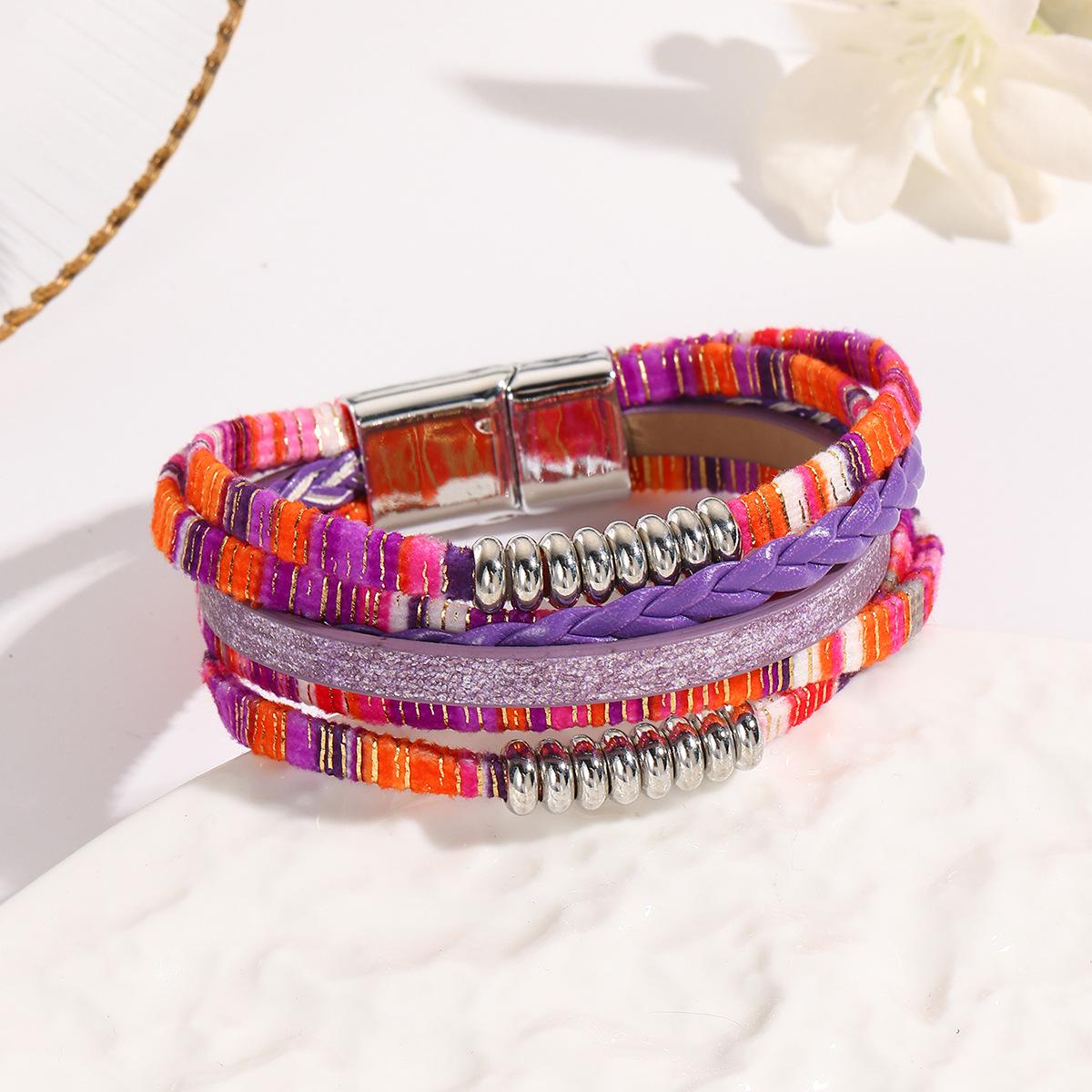 Пляжный браслет Boho, женские плетеные летние браслеты, ручная работа, праздничные украшения, аксессуары фиолетовый
Пляжный браслет Boho, женские плетеные летние браслеты, ручная работа, праздничные украшения, аксессуары фиолетовый