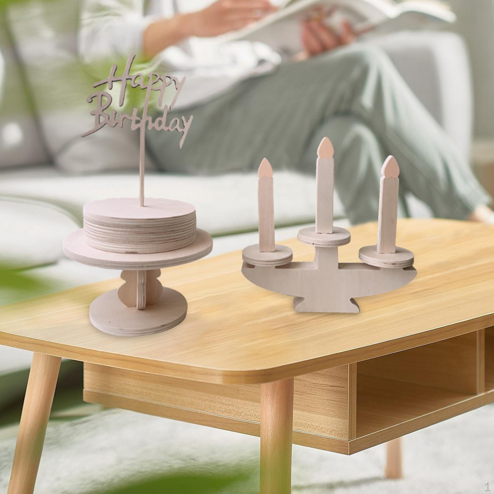 Wooden Cake Tray Stands Sturdy Table Centerpiece Candle Holder Plate for Dining Room
Wooden Cake Tray Stands Sturdy Table Centerpiece Candle Holder Plate for Dining Room