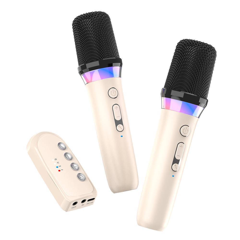 Karaoke Companion Wireless Microphone Dynamic Bluetooth 5.3 DSP Mixer System Machine RGB Colorful Light 3.5mm AUX Amplifier Host
Karaoke Companion Wireless Microphone Dynamic Bluetooth 5.3 DSP Mixer System Machine RGB Colorful Light 3.5mm AUX Amplifier Host