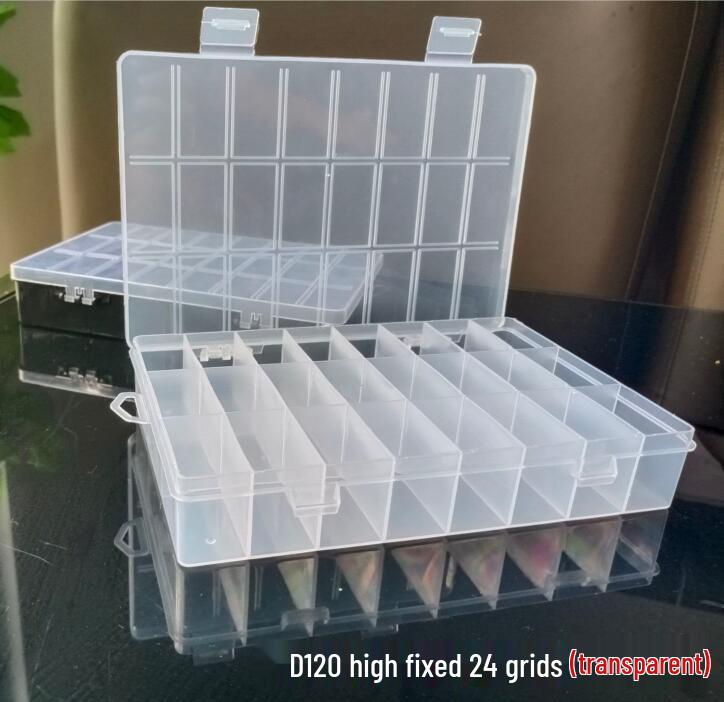 Transparent PP24 Fixed Grid Plastic Jewelry Storage Box
Transparent PP24 Fixed Grid Plastic Jewelry Storage Box