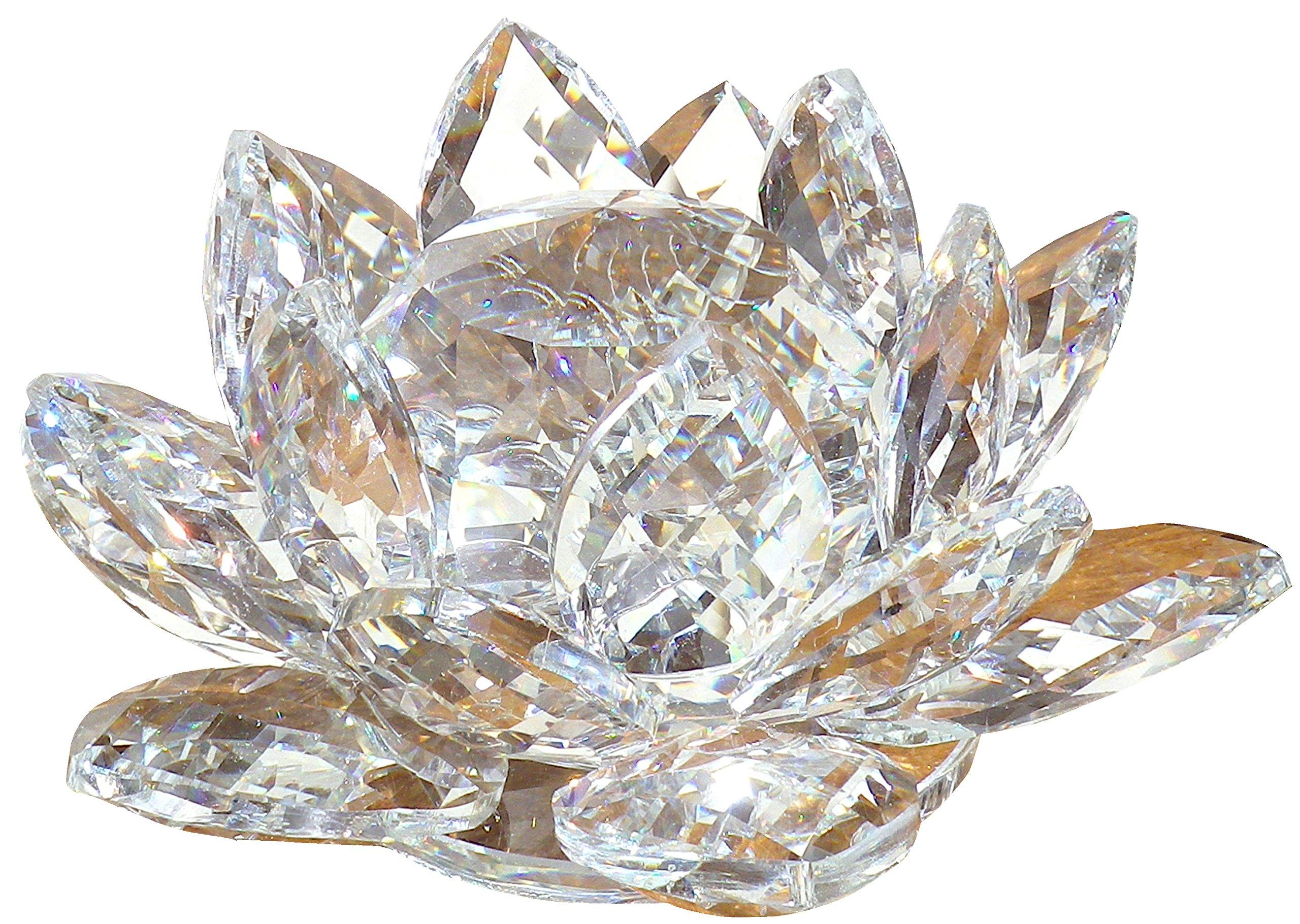 Хрустальная декоративная подвеска-ловец солнца «Цветок лотоса», цветок, лотос, фэн-шуй, (14см)
Хрустальная декоративная подвеска-ловец солнца «Цветок лотоса», цветок, лотос, фэн-шуй, (14см)