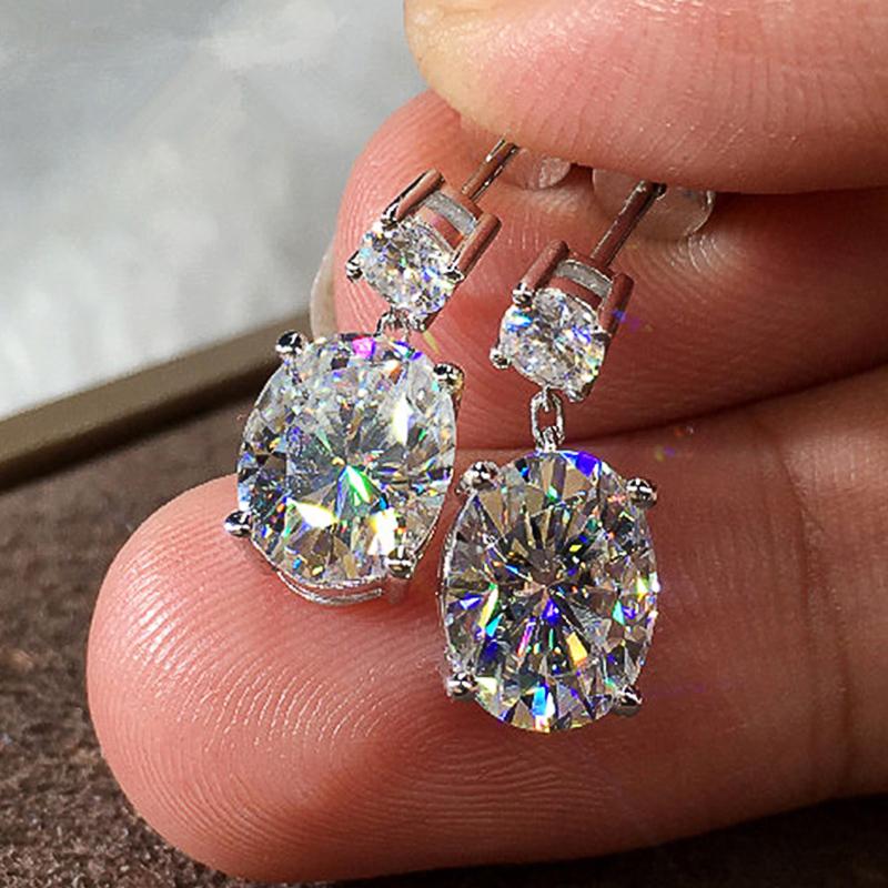 Huitan Simple Elegant Women s Dangle Earrings Round/Oval Cubic Zirconia Fashion Contracted Design Bride Wedding Earrings Zircon
Huitan Simple Elegant Women s Dangle Earrings Round/Oval Cubic Zirconia Fashion Contracted Design Bride Wedding Earrings Zircon