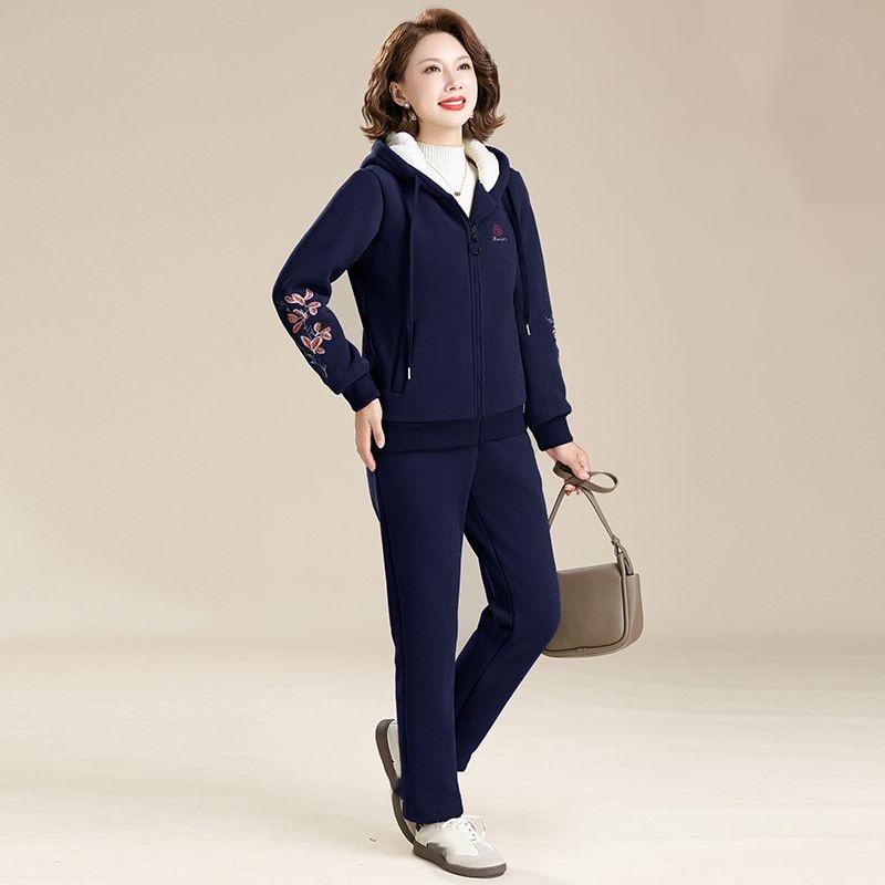 Осенне-зимние куртки с бархатной подкладкой, утолщенные, для среднего и пожилого возраста, спортивные костюмы для отдыха, женские зимние костюмы-двойки больших размеров XXXL синий
Осенне-зимние куртки с бархатной подкладкой, утолщенные, для среднего и пожилого возраста, спортивные костюмы для отдыха, женские зимние костюмы-двойки больших размеров XXXL синий