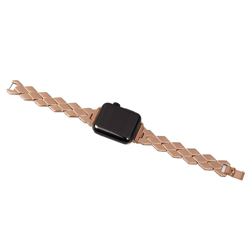 Premium Stainless Steel Rhombus Watch Band Wrist Strap for Apple Watch Series 10 42mm/9 8 7 41mm/6 5 4 SE SE (2022) SE (2023) 40mm/3 2 1 38mm Rose Gold
Premium Stainless Steel Rhombus Watch Band Wrist Strap for Apple Watch Series 10 42mm/9 8 7 41mm/6 5 4 SE SE (2022) SE (2023) 40mm/3 2 1 38mm Rose Gold