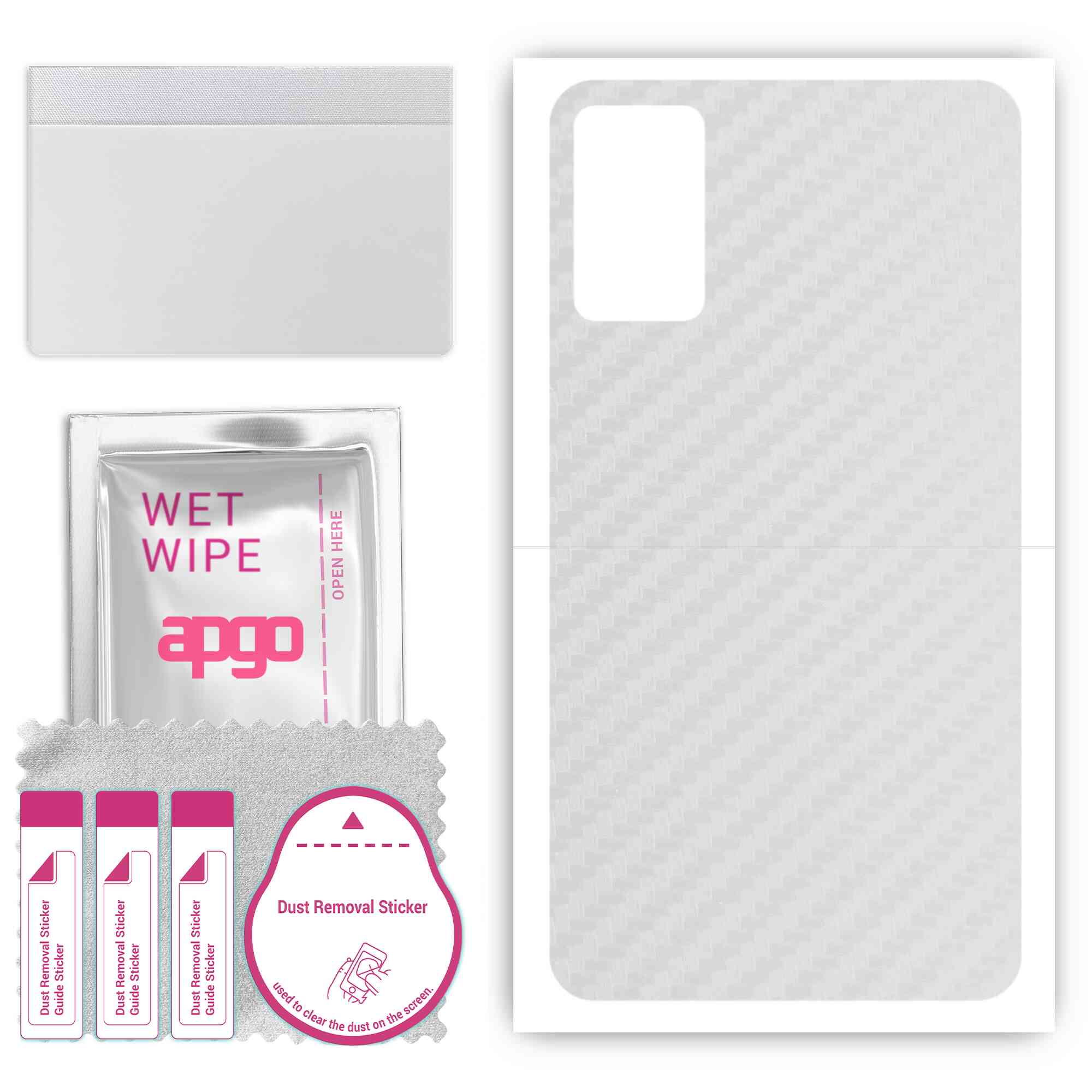 apgo Protective Skin Sticker for the back compatible with TCL 403, Wrap Film, Foil, Vinyl - Pattern Transparent Carbon
apgo Protective Skin Sticker for the back compatible with TCL 403, Wrap Film, Foil, Vinyl - Pattern Transparent Carbon