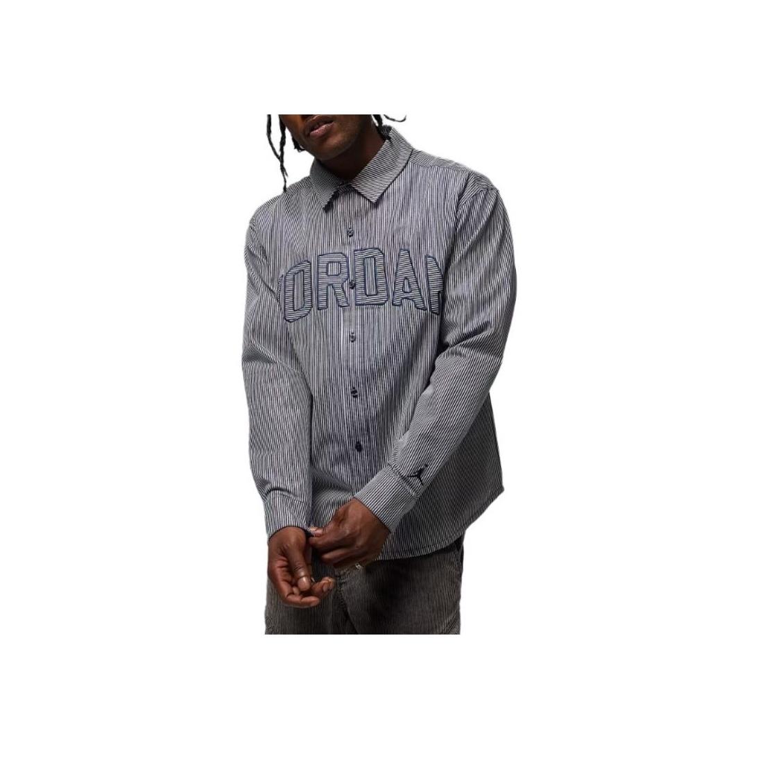 Jordan Loose Fit Single-Breasted Long Sleeve Letter Shirt Men shirts Obsidian IB0317-451 L
Jordan Loose Fit Single-Breasted Long Sleeve Letter Shirt Men shirts Obsidian IB0317-451 L