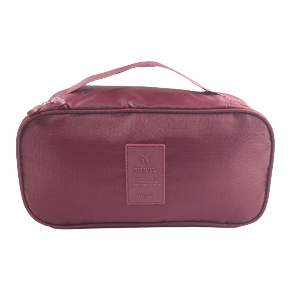Waterproof Multi-function Organizer Bag Compact Bra Underwear Organizer Travel темно-червоний колір
Waterproof Multi-function Organizer Bag Compact Bra Underwear Organizer Travel темно-червоний колір