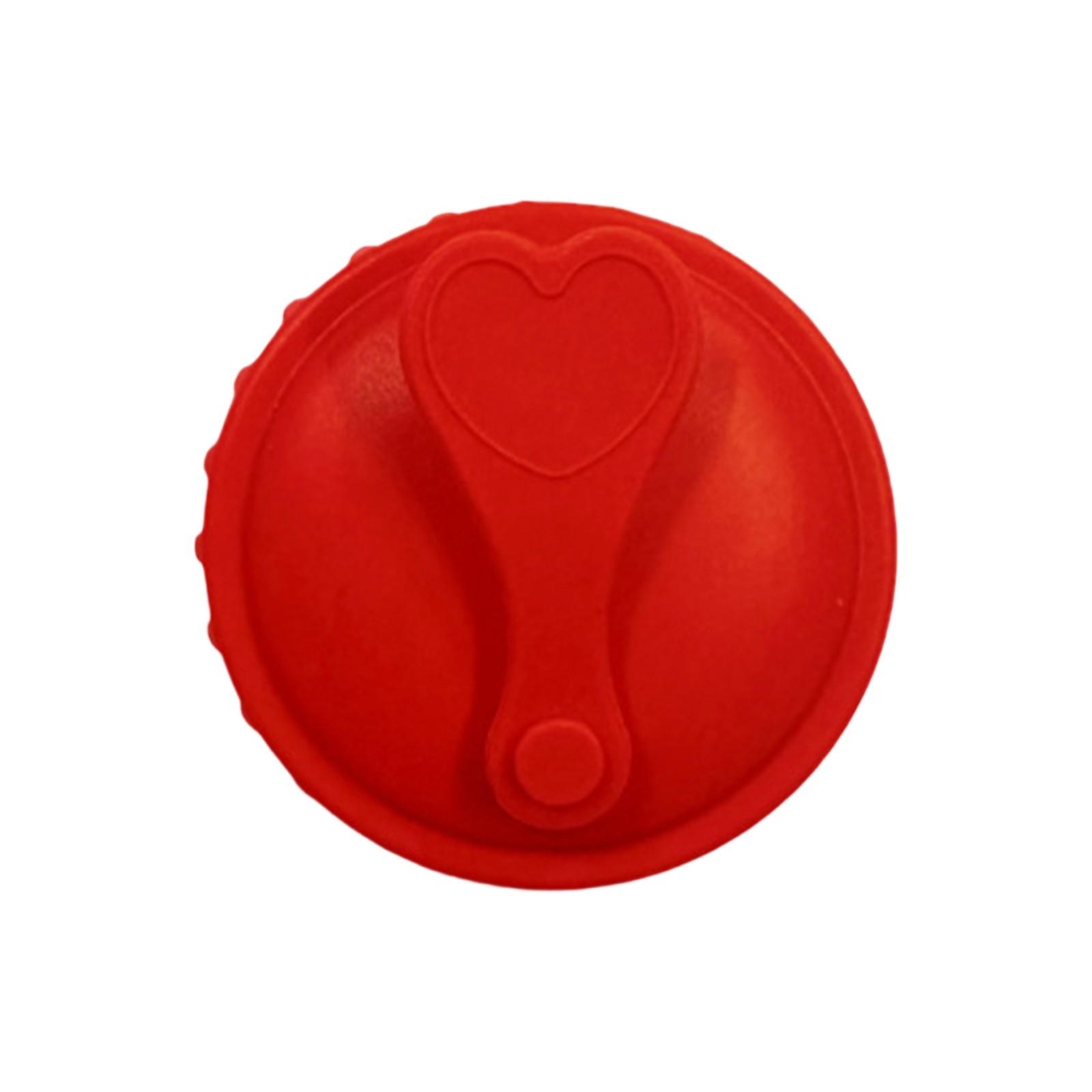 Силиконовые крышки для банок, многоразовые крышки для банок, насадки и защитные колпачки, пиво, напитки, сок, кола, подходит для стандартных банок One Size красный