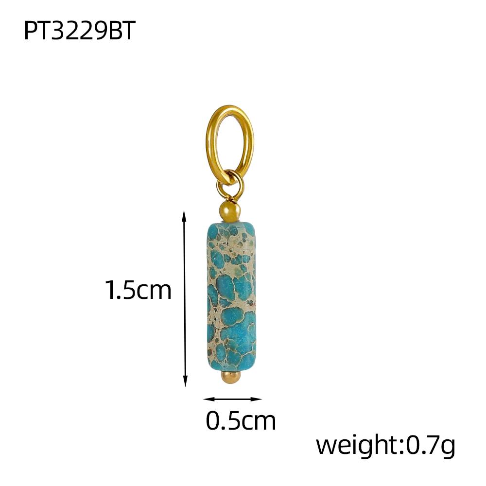 CARLIDANA Stainless Steel Colorful Natural Stone Handmade Charms for Necklace Diy Jewelry Making Accessories Necklace Women
CARLIDANA Stainless Steel Colorful Natural Stone Handmade Charms for Necklace Diy Jewelry Making Accessories Necklace Women