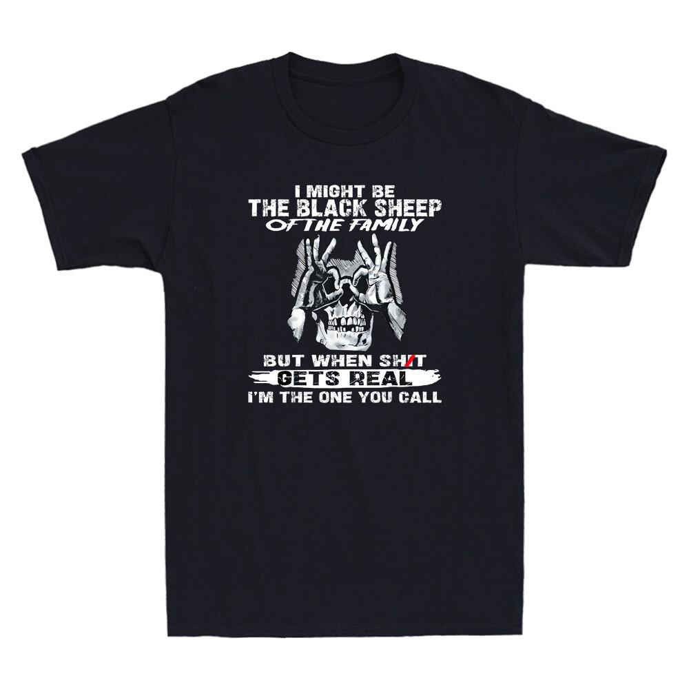 I Might Be The Black Sheep Of The Family Funny Skull Quote Vintage Men s T-Shirt Unisex T-Shirt S
I Might Be The Black Sheep Of The Family Funny Skull Quote Vintage Men s T-Shirt Unisex T-Shirt S