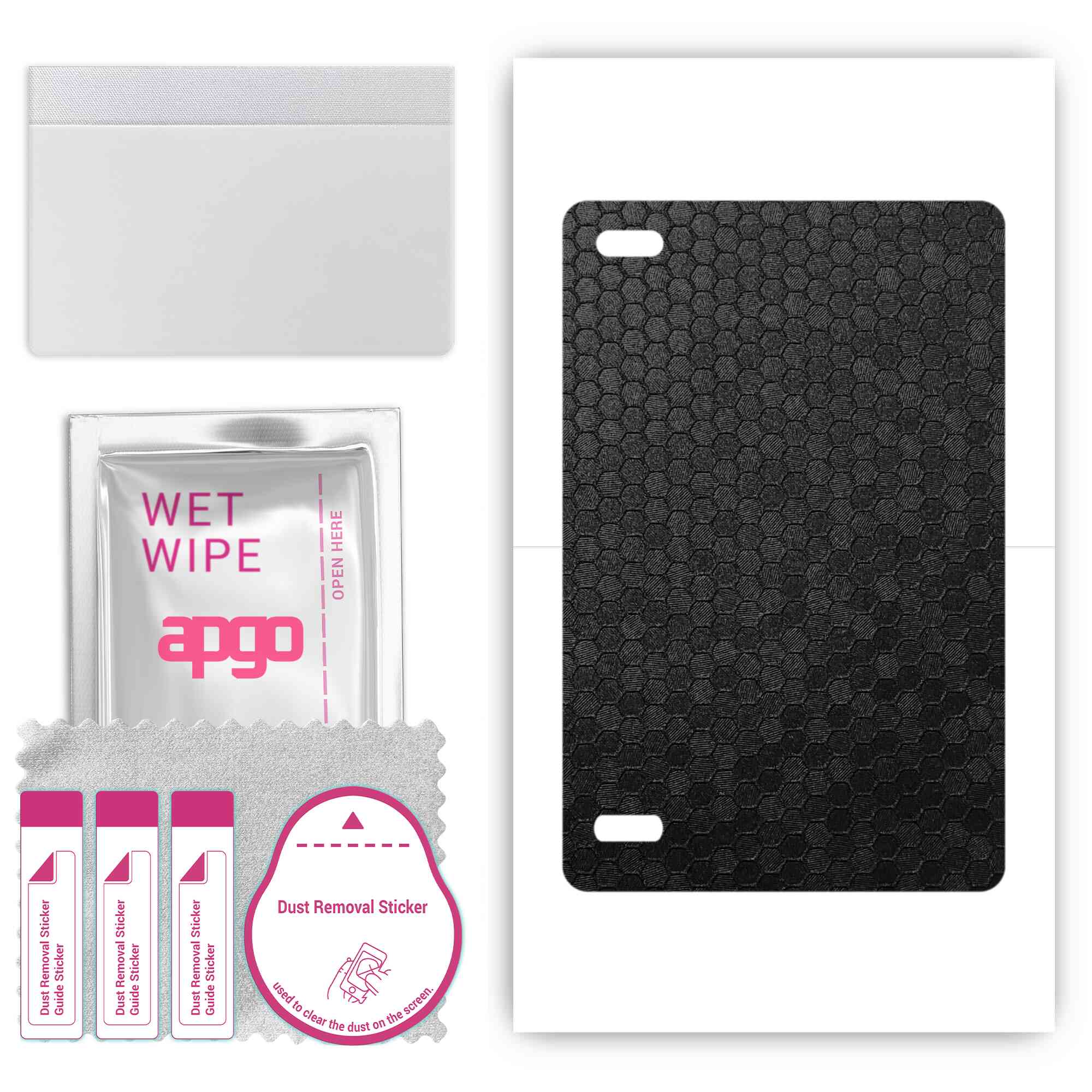 apgo skin sticker film foil vinyl for the BACK compatible with Teclast P80, scratch-resistant, easy to install - Black Honeycomb
apgo skin sticker film foil vinyl for the BACK compatible with Teclast P80, scratch-resistant, easy to install - Black Honeycomb