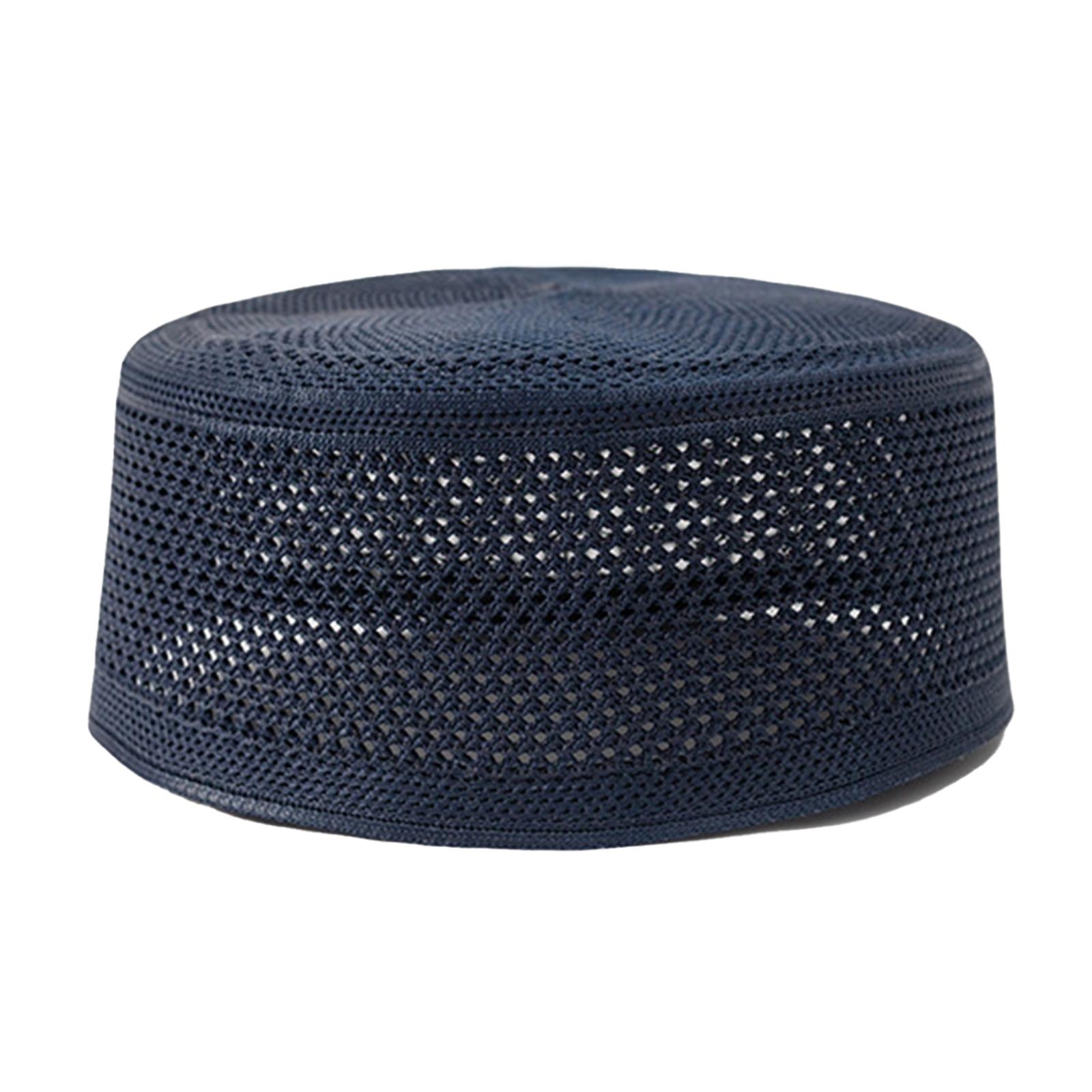 Вязаная хлопковая шапка-тюрбан для мужчин, дышащая исламская молитвенная шапка куфи, хиджабы на Рамадан, шапка-бини, арабская шапка-череп M темно-синий
Вязаная хлопковая шапка-тюрбан для мужчин, дышащая исламская молитвенная шапка куфи, хиджабы на Рамадан, шапка-бини, арабская шапка-череп M темно-синий