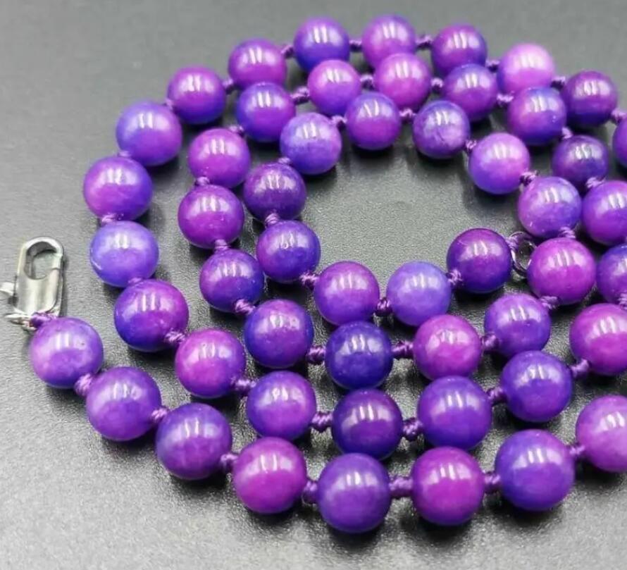 Новое 8 мм натуральное фиолетовое ожерелье из драгоценных камней Suji Stone Round Bead 36 дюймов
Новое 8 мм натуральное фиолетовое ожерелье из драгоценных камней Suji Stone Round Bead 36 дюймов