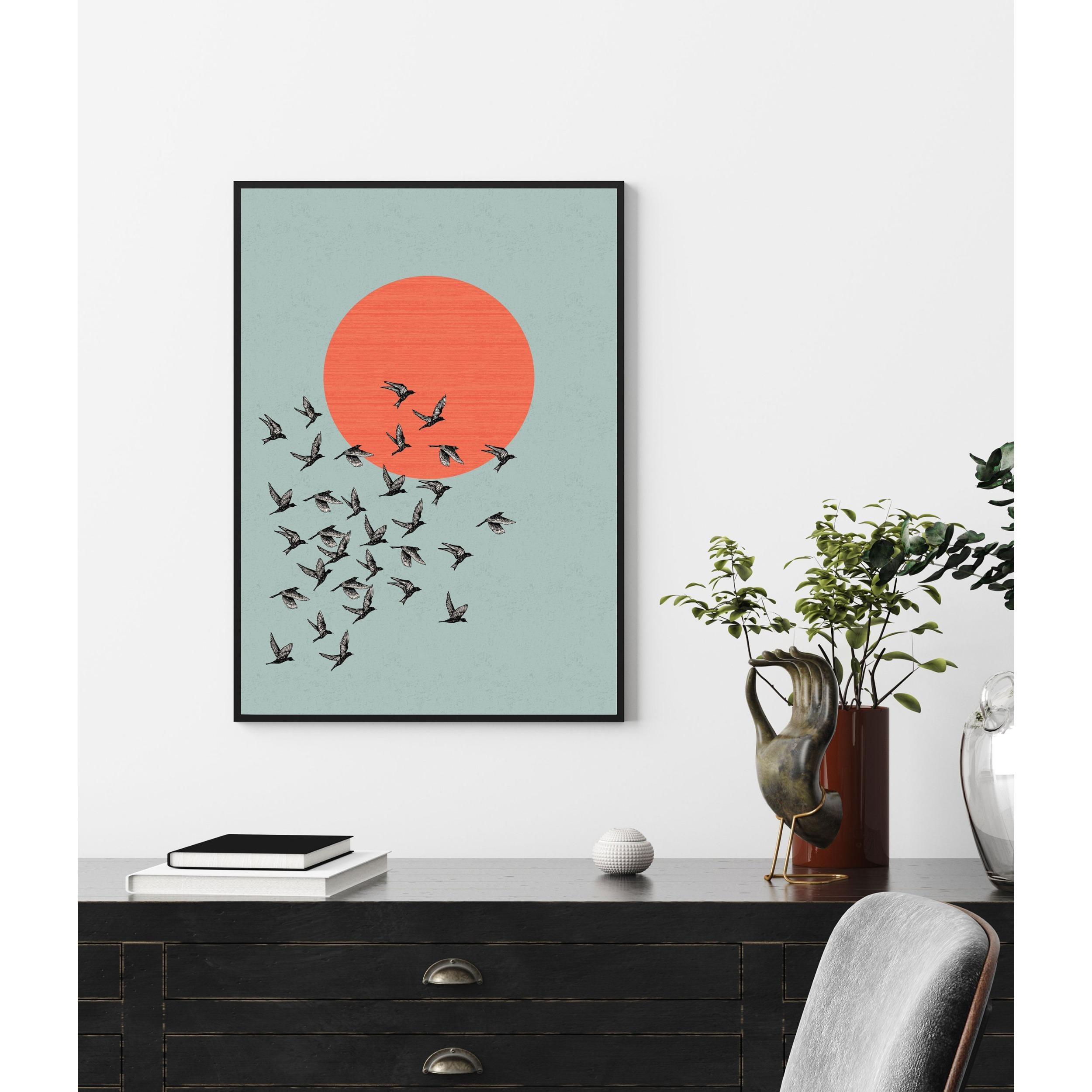 Vintage Minimalist Scandinavian Animal Wall Art Poster and Print Bird in Sky Canvas Painting Living Room Home Decor 20x30cm
Vintage Minimalist Scandinavian Animal Wall Art Poster and Print Bird in Sky Canvas Painting Living Room Home Decor 20x30cm