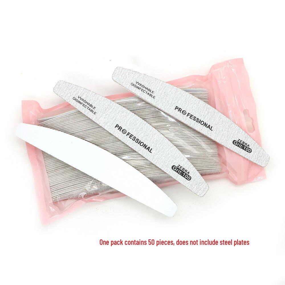 Replaceable Sandpaper Nail File with Stainless Steel Core - Tearable Half-Moon Gray
Replaceable Sandpaper Nail File with Stainless Steel Core - Tearable Half-Moon Gray