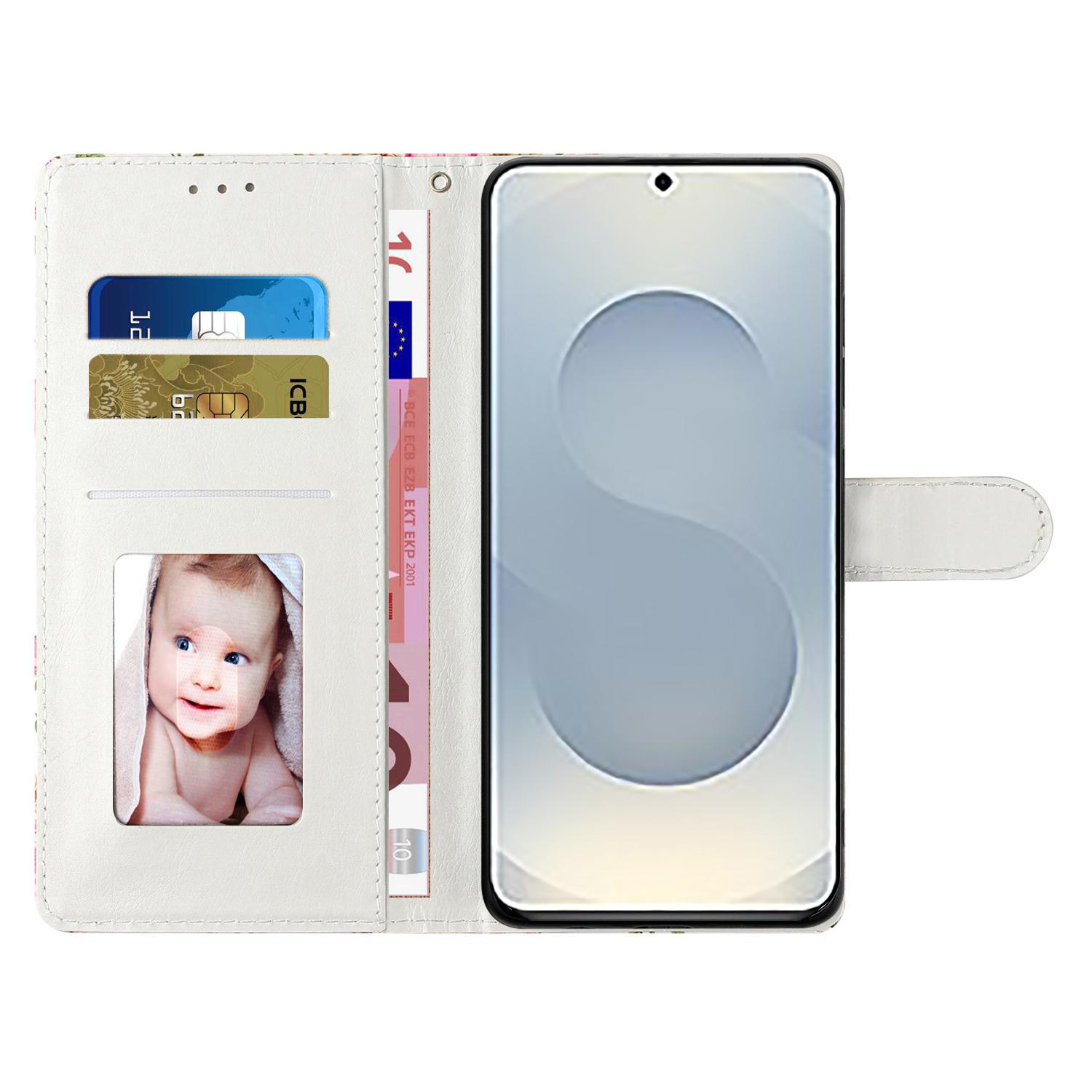 For Samsung Galaxy S25 Edge Wallet Case PU Leather Pattern Printing Stand Phone Cover with Strap Wind Chime
For Samsung Galaxy S25 Edge Wallet Case PU Leather Pattern Printing Stand Phone Cover with Strap Wind Chime