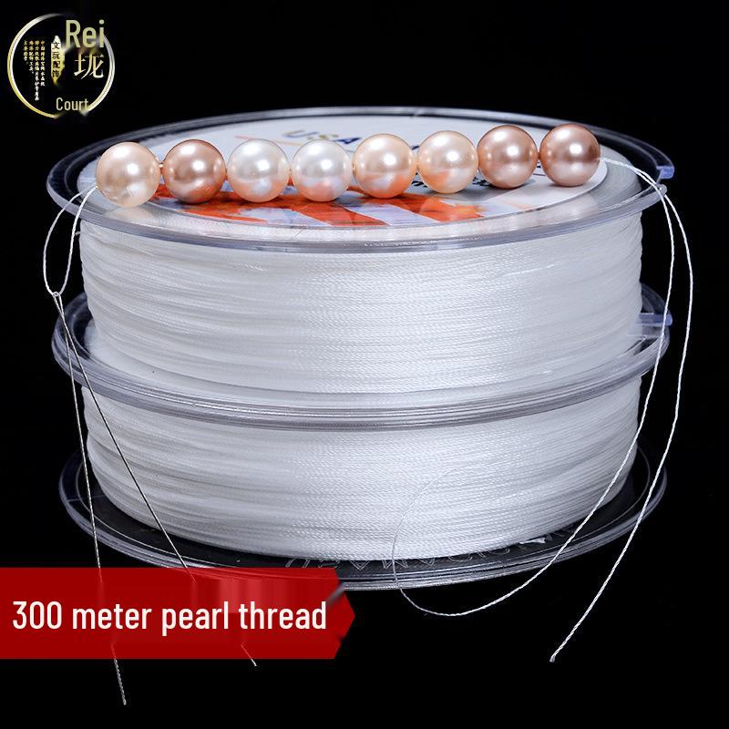 Handmade Pearl Necklace with Tassel - 0.2mm Non-Elastic Woven Thread, Small Crystal Beads. 0.2mm
Handmade Pearl Necklace with Tassel - 0.2mm Non-Elastic Woven Thread, Small Crystal Beads. 0.2mm