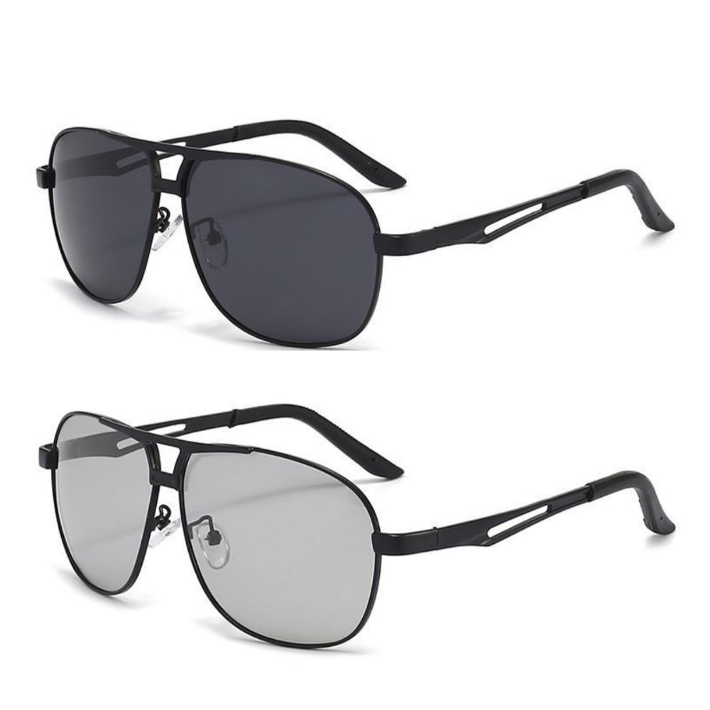 2 шт. Хромированные поляризационные солнцезащитные очки UV400 с линзами, меняющими цвет, для мужчин, антибликовые очки для вождения для дневного и ночного использования
2 шт. Хромированные поляризационные солнцезащитные очки UV400 с линзами, меняющими цвет, для мужчин, антибликовые очки для вождения для дневного и ночного использования
