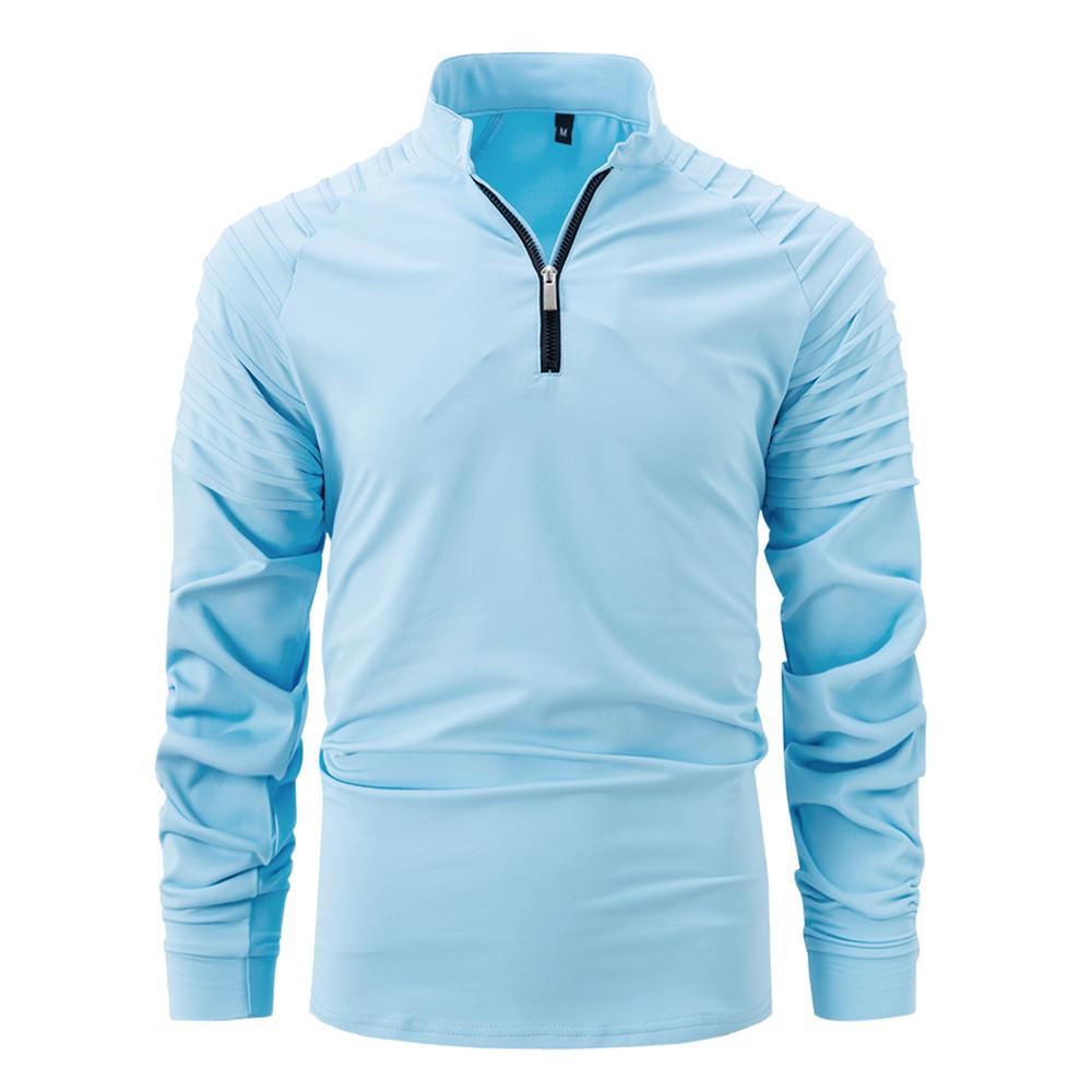 Весна Осень Slim Fit Мужская рубашка поло с длинным рукавом Однотонные спортивные поло XXXL небесно-голубой
Весна Осень Slim Fit Мужская рубашка поло с длинным рукавом Однотонные спортивные поло XXXL небесно-голубой