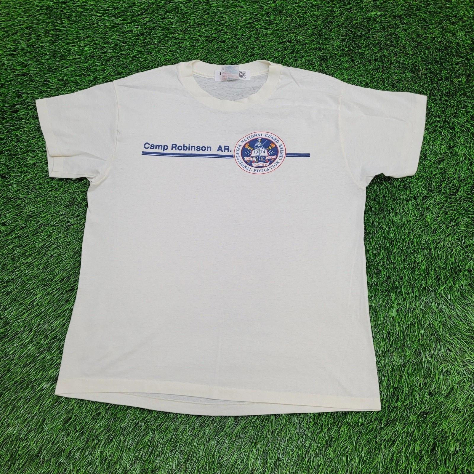 Vintage 80s Camp Robinson National Guard Shirt M/L 21x26 L
Vintage 80s Camp Robinson National Guard Shirt M/L 21x26 L
